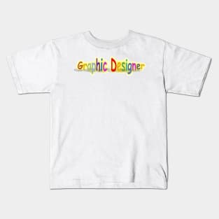 Graphic Designer joke tee Kids T-Shirt